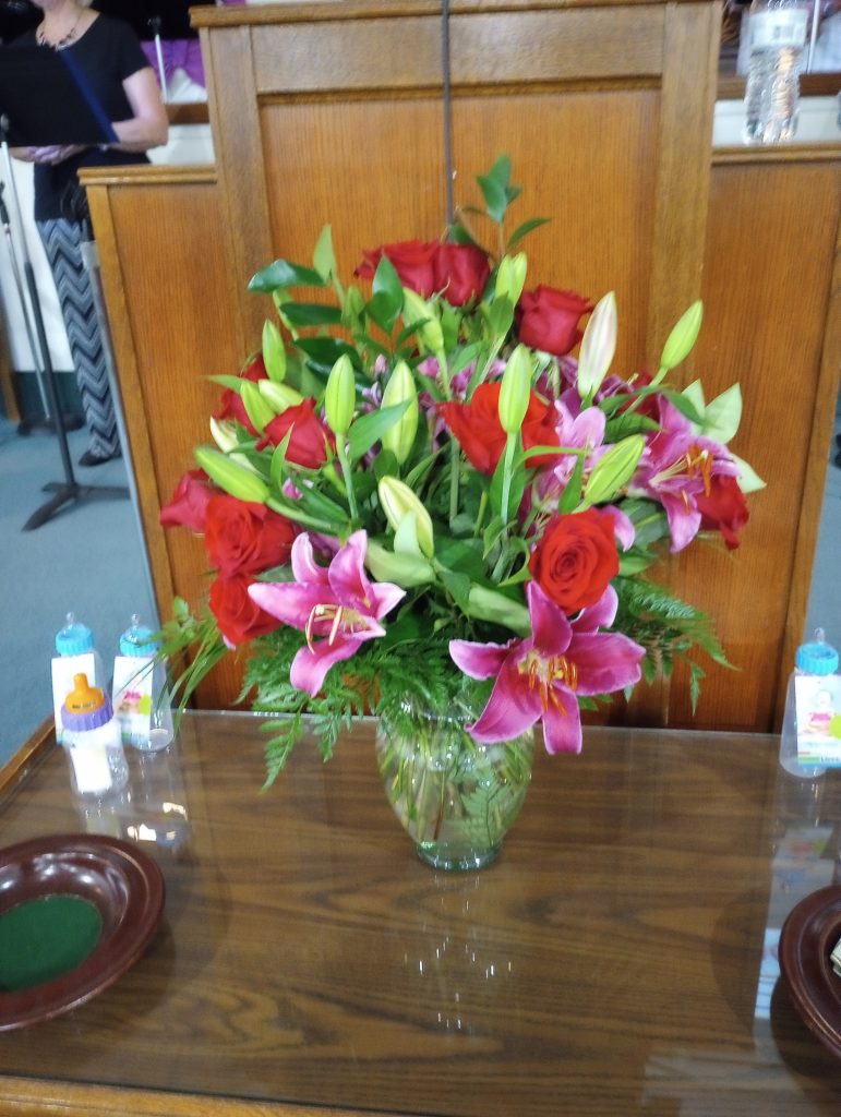 John flowers In honor & memory of Cecelia Goldman's birthday & on her & John's Anniversary.