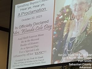 Wanda Cole Proclamation Wanda Cole Proclamation